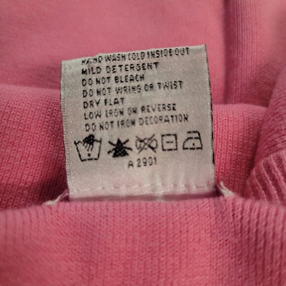 Quacker Factory Size S Sweater Knit Top Pink Rhinestone Bead Embellished - Picture 9 of 9